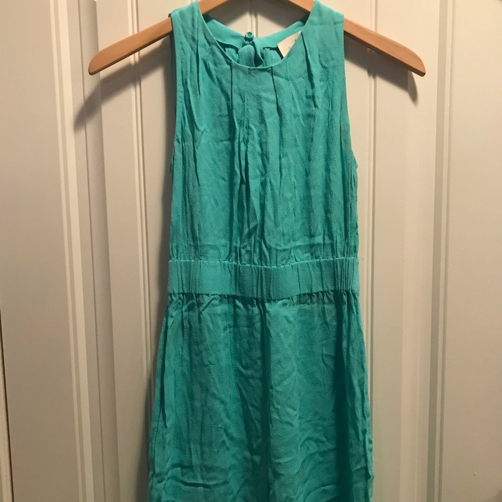 Kate Spade, Tiffany blue, fitted waist dress